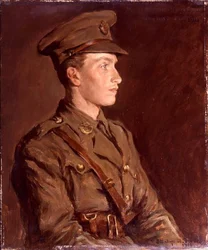 William Alexander Stanhope Forbes (26. května 1893-3. září 1916) 1916 (olej na plátně)
