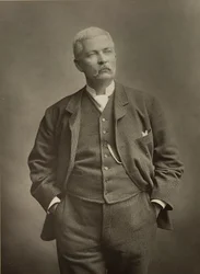 Sir Henry Morton Stanley (1841-1904), cestovatel, portrétní fotografie