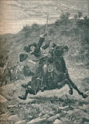 Poslední útok vikomta Dundeeho v bitvě u Killiecrankie, Skotsko, 1689 1905