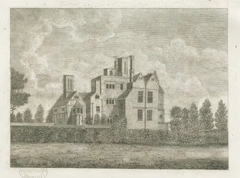 Brewood - Black Ladies Priory: rytina a [? 18. století] (tisk)