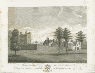 Drayton Bassett - "Drayton Manor": rytina, nd [1795]