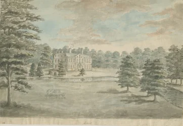 Lysways Hall: malba vodovými barvami, nd [1762-1802]