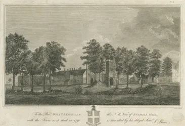 Rushall Castle/Hall: rytina