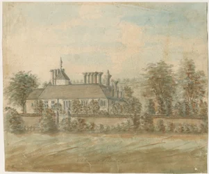 Wednesbury - Old House: malba vodovými barvami, nd [1762-1798]