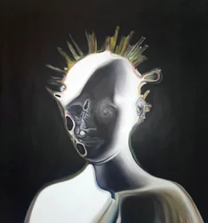 Surrealistický abstraktní portrét
