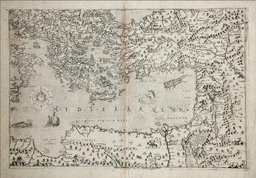 Mapa východního Středomoří ze 17. století, Stefano Scolari
