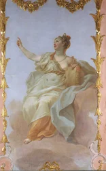 Muse Euterpe, počátek 70. let 18. století.