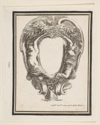 Kartuše s kachnou a nymfami, 1647.