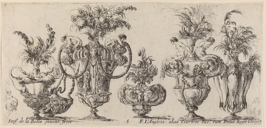 Fantastické vázy, pravděpodobně 1646.
