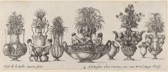 Fantastické vázy, pravděpodobně 1646.