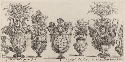 Fantastické vázy, pravděpodobně 1646.