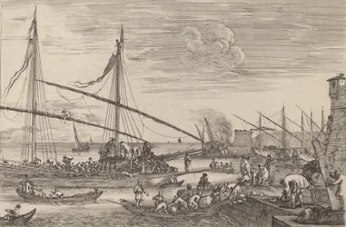 Opevnění u Livorna, pravděpodobně c. 16541655.