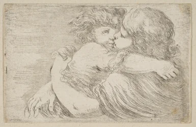 Objetí dvou dětí, ca. 1662.