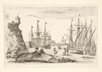 Pohled na roh Calais (Vue d
