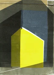 Oblique V, 2020, monotisk na papíře