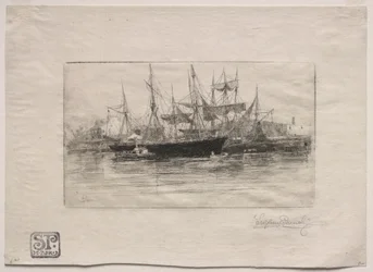 Point Breeze Oil Wharves, 1880.