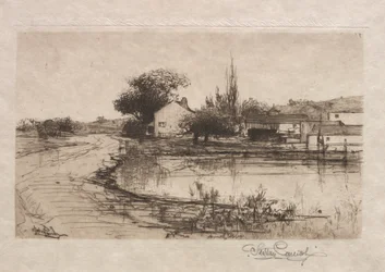 Skica poblíž Pittsfield, Mass., 1887-1888.