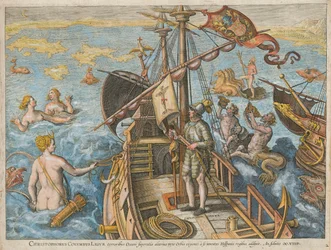 Objev Ligurské Ameriky Kryštofa Kolumba, 1591.