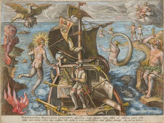 Ferdinand Magellan objev portugalské Ameriky, 1591.