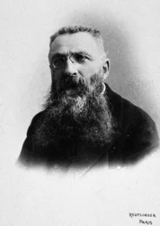Auguste Rodin, kolem 1885-95 (černobílá fotografie)
