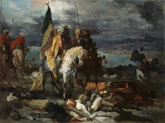 Saracéni a křižáci, c. 1846.