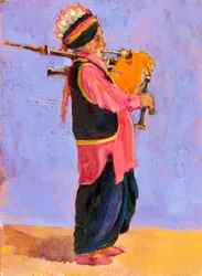 Indický dudák, 2020, 29x22