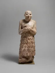 Votivní postava, cca 2600–2350 př. n. l. (kámen)