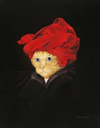 Ilustrace z knihy Cats Galore! A Compendium of Cultured Cats (vyd. 2015)