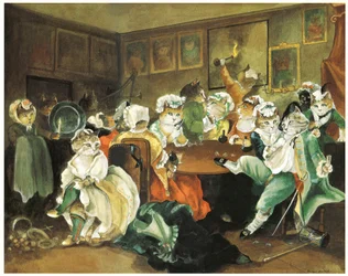 Ilustrace z Kočičí galerie západního umění (vyd. 1994)