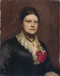 Lydia Becker (olej na plátně)