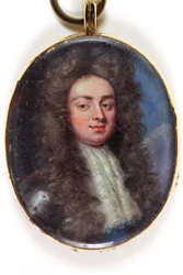 John Holles, vévoda z Newcastlu (akvarel na slonovině)