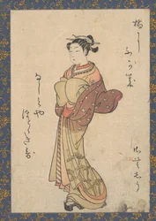 Kurtizány, ze série „Seiro Bijin Awase Carver End Shigoro“ (sic)