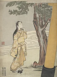 Návštěva svatyně v Hour of the Ox Ushi no toki mairi, 1765., 1765.