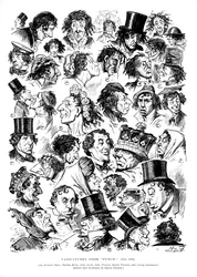 Karikatury z Punch, 1844-1882.