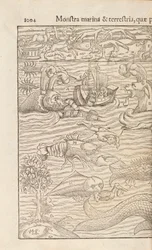 Strana 1004 z Cosmographiae Universalis od Sebastiana Muenstera, Basilej, 1572
