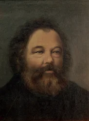 Portrét Michaila Alexandroviče Bakunina (1814-1876) kolem roku 1865