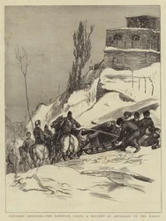 Canadian Sketches, Dominion Force, baterie dělostřelectva na pochodu