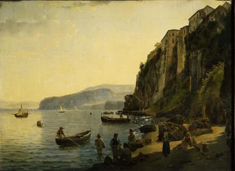 Malý přístav v Sorrentu, 1826.