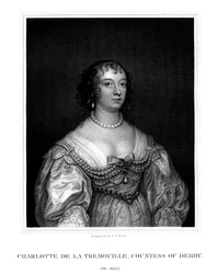 Charlotte Stanley, hraběnka z Derby, 1825.