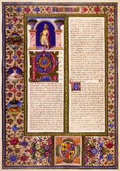 Pavlův list Galaťanům, ze svazku II Bible Borso d