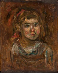 Dívka s červenou stuhou
