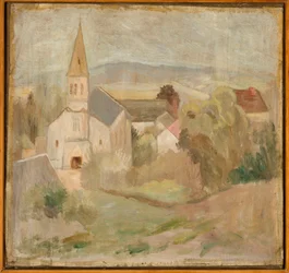 Krajina s kostelíkem (La Comelle)
