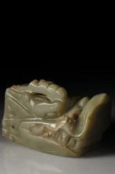 Junkunc Jade Dragon Head (nefrit)