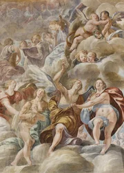 Hudební andělé a svaté duše, 1629