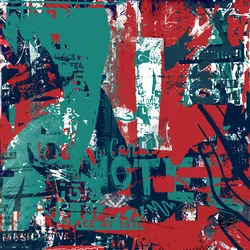 Abstrakce II, 2016 (koláž na plátně)