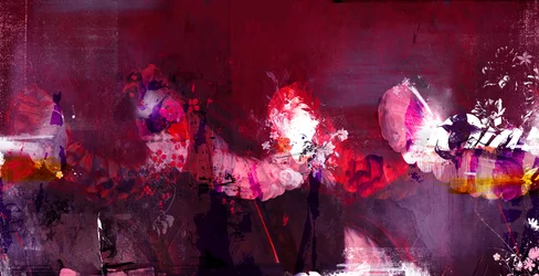 Floralcollar II, 2015 (kombinovaná média na plátně)