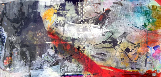 Pretty Birdy, 2015 (kombinovaná média na plátně)
