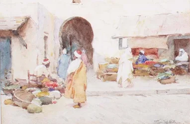 Prodejci ovoce, Kairouan