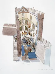 Hrad Etal, c14. století, c1990-2010