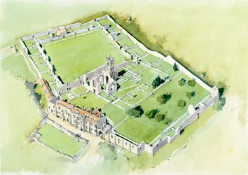 Mount Grace Priory, c15. století, c1990-2010